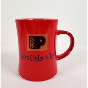 Peet’s Coffee Red Mug BIA Cordon Bleu Logo Cup